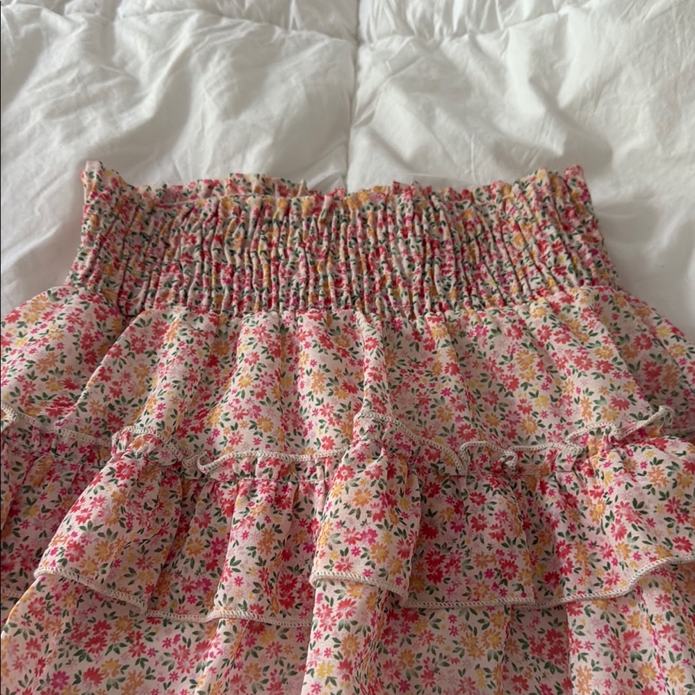 Floral Ruffle Skirt - Picture 3 of 6